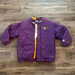 Minnesota Vikings Men’s Large Authentic 1990s 90s Vintage Starter Jacket MINT